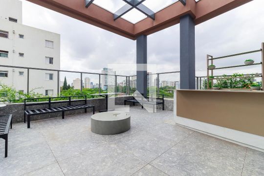 Rooftop - Salão de Festas de kitnet/studio à venda com 0 quarto, 26m² em Brooklin, São Paulo