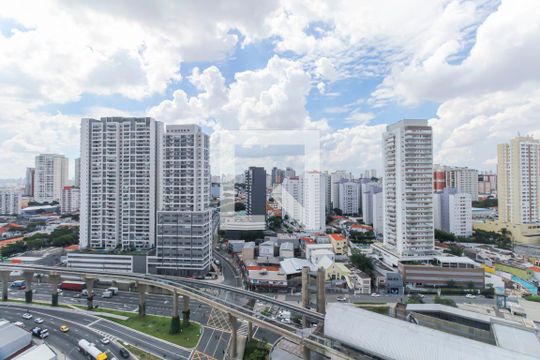Vista da Sala de apartamento à venda com 1 quarto, 24m² em Vila Prudente, São Paulo