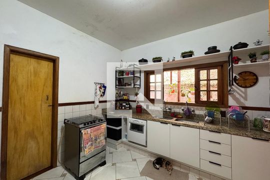 Cozinha de casa de condomínio para alugar com 5 quartos, 5400m² em Vargem Pequena, Rio de Janeiro