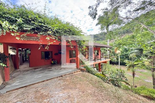 Fachada de casa de condomínio para alugar com 5 quartos, 5400m² em Vargem Pequena, Rio de Janeiro