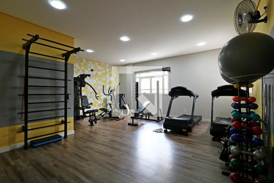 Área Comum - Academia de apartamento para alugar com 2 quartos, 64m² em Jardim, Santo André