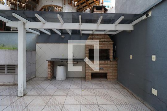 Área Comum - Churrasqueira de apartamento para alugar com 2 quartos, 64m² em Jardim, Santo André