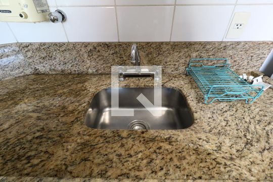 Cozinha de apartamento para alugar com 2 quartos, 64m² em Jardim, Santo André