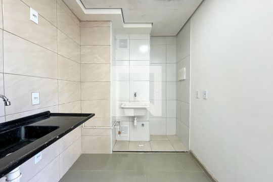 Cozinha e Área de Serviço de apartamento à venda com 2 quartos, 34m² em Vila Barreto, São Paulo
