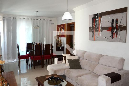 Sala de apartamento para alugar com 3 quartos, 103m² em Cidade Nova, Belo Horizonte