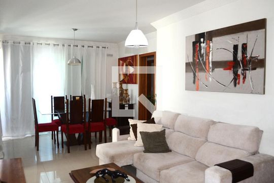 Sala de apartamento para alugar com 3 quartos, 103m² em Cidade Nova, Belo Horizonte
