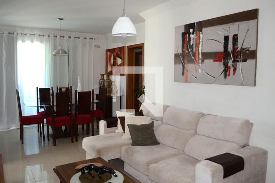 Sala de apartamento para alugar com 3 quartos, 103m² em Cidade Nova, Belo Horizonte