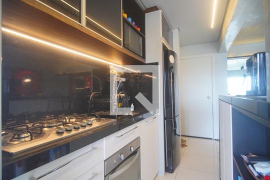 Cozinha de apartamento à venda com 2 quartos, 76m² em Mauá, Novo Hamburgo