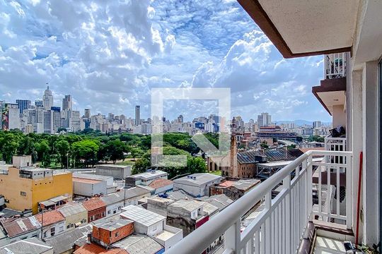 Varanda da Sala de apartamento à venda com 1 quarto, 35m² em Brás, São Paulo