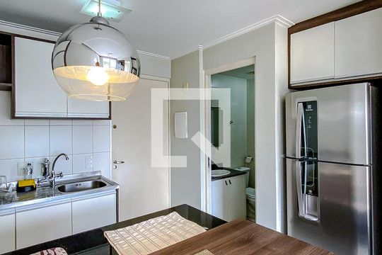 Cozinha de apartamento à venda com 1 quarto, 35m² em Brás, São Paulo
