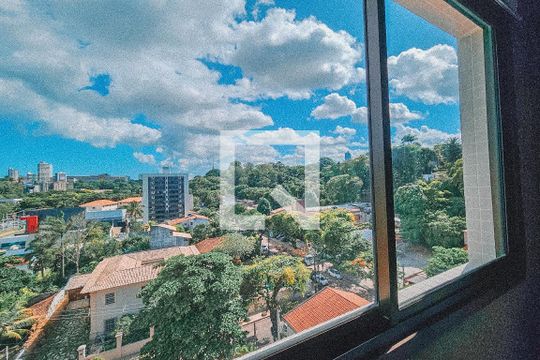 Vista da Sala de apartamento para alugar com 1 quarto, 25m² em Ondina, Salvador