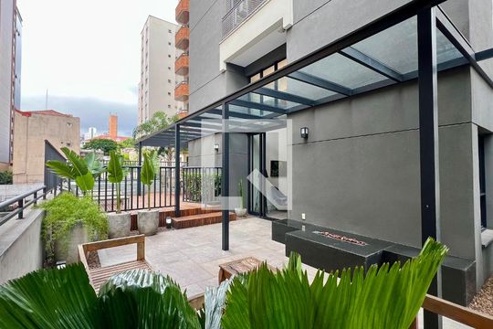 Área comum de kitnet/studio para alugar com 1 quarto, 32m² em Pinheiros, São Paulo