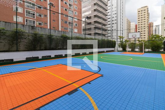 Área comum - Quadra Poliesportiva de apartamento à venda com 3 quartos, 87m² em Moema, São Paulo