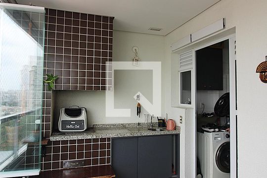 Sala Sacada de apartamento à venda com 3 quartos, 77m² em Vila Caminho do Mar, São Bernardo do Campo