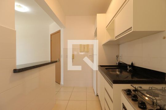 Cozinha de apartamento para alugar com 1 quarto, 45m² em Nova Aliança, Ribeirão Preto