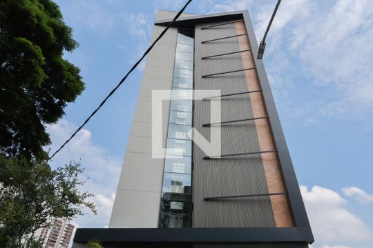 Fachada do prédio de apartamento à venda com 1 quarto, 41m² em Santana, São Paulo