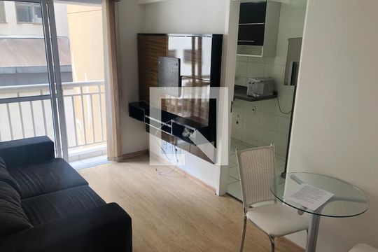 Sala de apartamento à venda com 1 quarto, 40m² em Vila Buarque, São Paulo