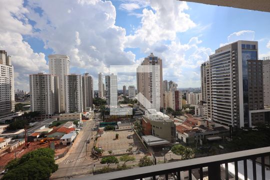 Vista da Varanda de apartamento para alugar com 1 quarto, 45m² em Setor Bueno, Goiânia