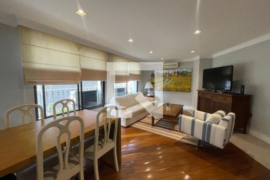 Sala de apartamento para alugar com 1 quarto, 70m² em Jardim Paulista, São Paulo