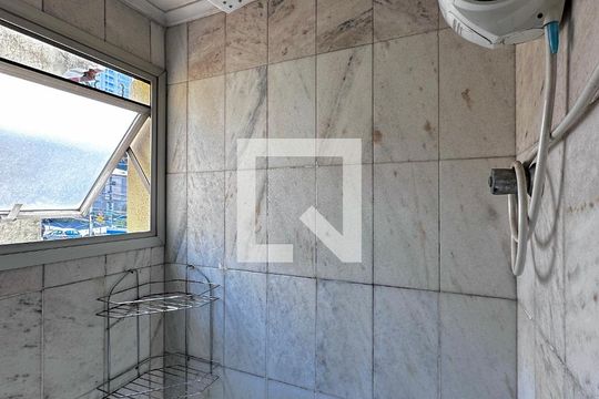 Banheiro Suíte de apartamento à venda com 1 quarto, 33m² em Santo Amaro, São Paulo