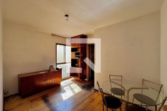 Sala de apartamento à venda com 1 quarto, 33m² em Santo Amaro, São Paulo