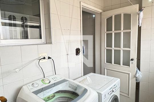 Área de Serviço de apartamento à venda com 3 quartos, 80m² em Vila Assunção, Santo André