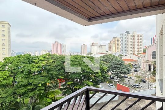 Sala - Sala de Jantar Varanda de apartamento à venda com 3 quartos, 80m² em Vila Assunção, Santo André