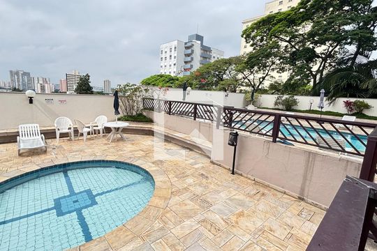 Piscina de apartamento à venda com 3 quartos, 80m² em Vila Assunção, Santo André