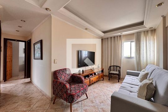 Sala de apartamento à venda com 3 quartos, 80m² em Parque das Nações, Santo André