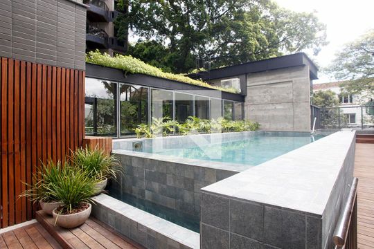 Área Comum - Piscina de apartamento à venda com 2 quartos, 89m² em Rio Branco, Porto Alegre