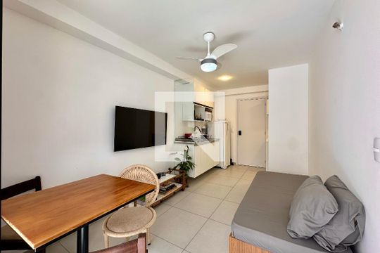 Sala de apartamento à venda com 1 quarto, 39m² em Centro, Rio de Janeiro