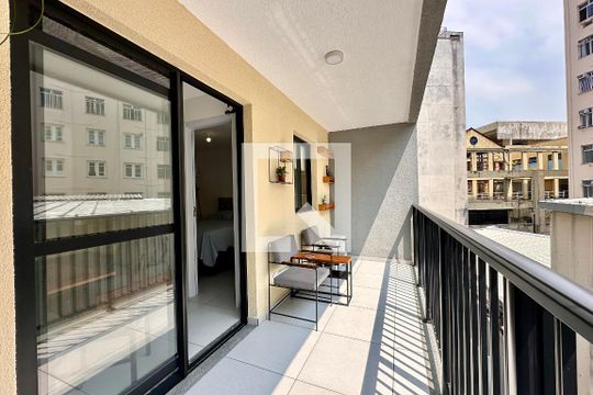 Varanda de apartamento à venda com 1 quarto, 39m² em Centro, Rio de Janeiro