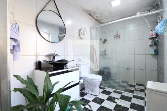 Banheiro da Suíte de casa à venda com 2 quartos, 108m² em Bom Retiro, São Paulo