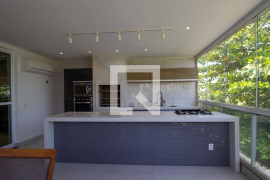 Varanda de apartamento à venda com 3 quartos, 199m² em Recreio dos Bandeirantes, Rio de Janeiro