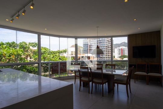 Varanda de apartamento à venda com 3 quartos, 199m² em Recreio dos Bandeirantes, Rio de Janeiro