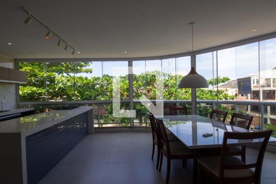 Varanda de apartamento à venda com 3 quartos, 199m² em Recreio dos Bandeirantes, Rio de Janeiro