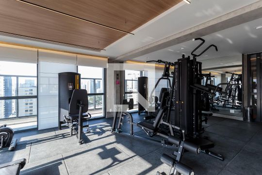 Área comum - Academia de kitnet/studio à venda com 1 quarto, 29m² em Indianópolis, São Paulo