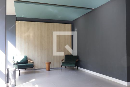 Área comum - Hall social de apartamento para alugar com 2 quartos, 37m² em Moema, São Paulo