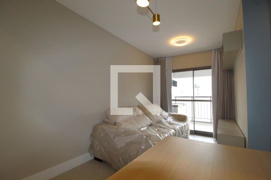 Sala de apartamento para alugar com 2 quartos, 54m² em Indianópolis, São Paulo