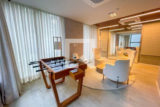 Área comum - Salão de jogos de kitnet/studio para alugar com 1 quarto, 24m² em Pinheiros, São Paulo