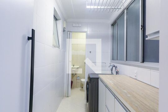 Área de Serviço de apartamento para alugar com 3 quartos, 112m² em Barcelona, São Caetano do Sul