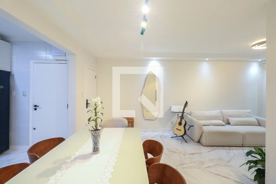 Sala de apartamento para alugar com 3 quartos, 112m² em Barcelona, São Caetano do Sul