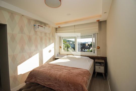 Quarto Suíte de apartamento à venda com 2 quartos, 62m² em Glória, Porto Alegre
