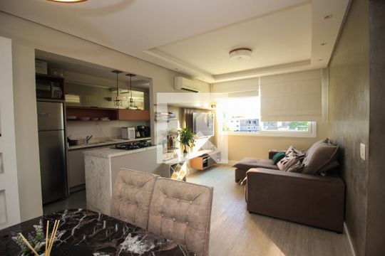 Sala de apartamento à venda com 2 quartos, 62m² em Glória, Porto Alegre