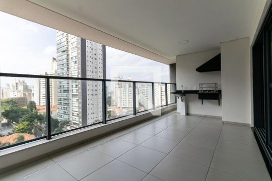 Varanda da Sala de apartamento à venda com 4 quartos, 127m² em Aclimação, São Paulo