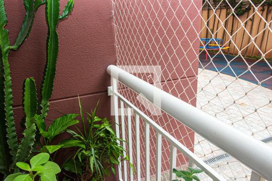 Varanda da Sala de apartamento à venda com 2 quartos, 48m² em Jardim Ubirajara, São Paulo