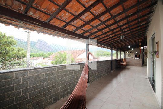 Varanda da Sala de casa de condomínio à venda com 4 quartos, 250m² em Taquara, Rio de Janeiro