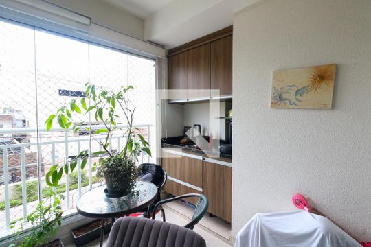 Varanda de apartamento à venda com 2 quartos, 67m² em Centro, São Caetano do Sul