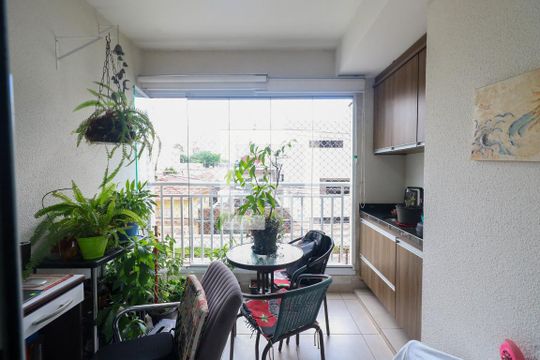 Varanda de apartamento à venda com 2 quartos, 67m² em Centro, São Caetano do Sul