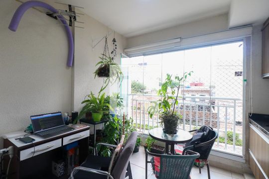 Varanda de apartamento à venda com 2 quartos, 67m² em Centro, São Caetano do Sul